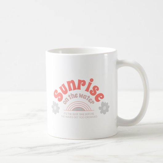 Sonnenaufgang am Wasser Kaffeetasse (Rechts)