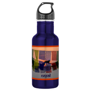 Sonnenaufgang an der Affe-Tempelwasserflasche Edelstahlflasche
