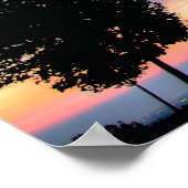 Sonnenaufgang an der Gedenkstätte der Luftwaffe Poster (Ecke)