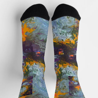 Sonnenaufgang an der Gelben Messerbucht. Socken