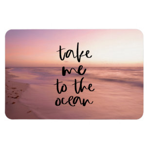 Sonnenaufgang an der Küste Magnet