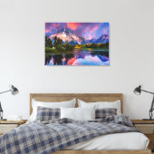Sonnenaufgang an der Oxbow Bend Leinwanddruck (Insitu (Schlafzimmer))