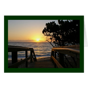 Sonnenaufgang an der Promenade