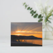 Sonnenaufgang an der Promenade des Anglais Postkarte (Stehend Vorderseite)