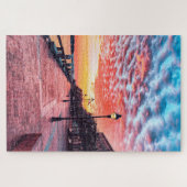 Sonnenaufgang an der River Street Puzzle (Horizontal)