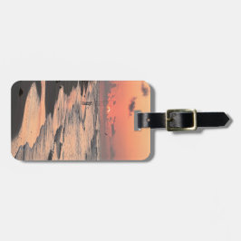 Sonnenaufgang an der texanischen Küste, personalis Gepäckanhänger