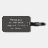 Sonnenaufgang an der texanischen Küste, personalis Gepäckanhänger (Rückseite horizontal)