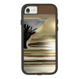 Sonnenaufgang an der Wüste Abstrakte Kunst im Südw iPhone 13 Hülle