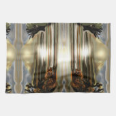 Sonnenaufgang an der Wüste Abstrakte Kunst im Südw Handtuch (Horizontal)