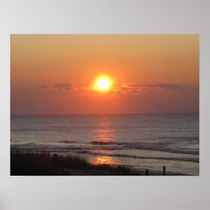 Sonnenaufgang an LBI Poster