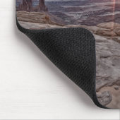 Sonnenaufgang an MESA-Bogen, Canyonlands Mousepad (Ecke)