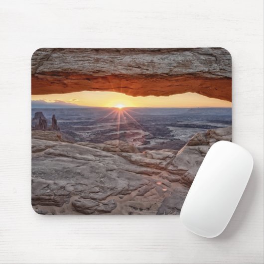 Sonnenaufgang an MESA-Bogen, Canyonlands Mousepad (Mit Mouse)