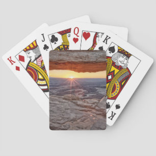 Sonnenaufgang an MESA-Bogen, Canyonlands Spielkarten