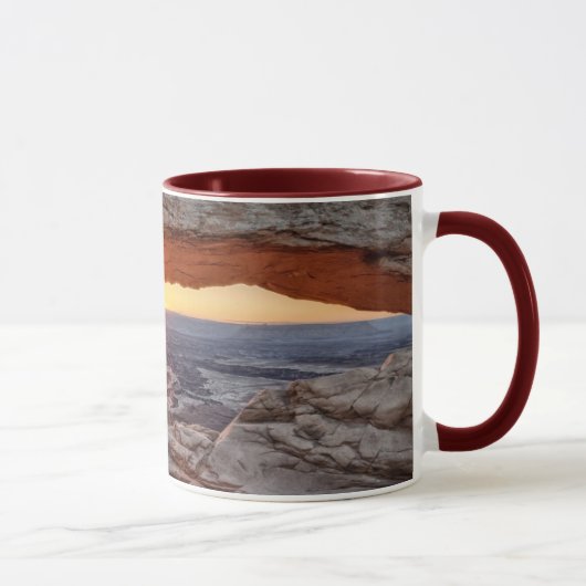Sonnenaufgang an MESA-Bogen, Canyonlands Tasse (Rechts)