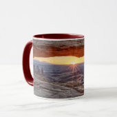 Sonnenaufgang an MESA-Bogen, Canyonlands Tasse (Vorderseite Links)