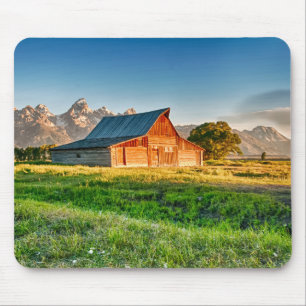 Sonnenaufgang an Moulton Scheune Mousepad