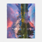 Sonnenaufgang an Oxbow Biegung Fleecedecke (Vorderseite)