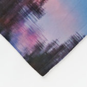 Sonnenaufgang an Oxbow Biegung Fleecedecke (Ecke)