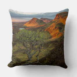 Sonnenaufgang an Quiraing Bergen auf Skye, Kissen