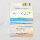 Sonnenaufgang Ankündigung Datum freihalten Postkar (Vorne/Hinten)