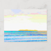 Sonnenaufgang Ankündigung Datum freihalten Postkar (Rückseite)