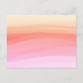 Sonnenaufgang Ankündigung Datum freihalten Postkar (Rückseite)