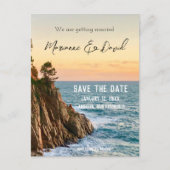 Sonnenaufgang Ankündigung Datum freihalten Postkar (Vorderseite)