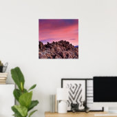 Sonnenaufgang auf Alabama Hills Poster (Heimbüro)