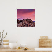 Sonnenaufgang auf Alabama Hills Poster (Küche)
