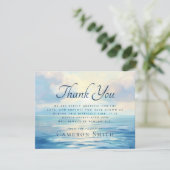 Sonnenaufgang auf Beerdigung Beileid Dankeskarte (Stehend Vorderseite)