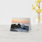 Sonnenaufgang auf Cape Cod Falmouth, MA leeres Karte (Gelbe Blume)