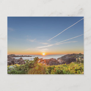 Sonnenaufgang auf dem Armação Strand Postkarte