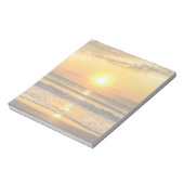 Sonnenaufgang auf dem Beach Notepad Notizblock (Rotiert)