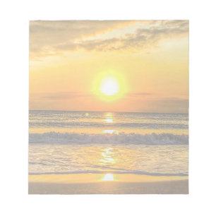 Sonnenaufgang auf dem Beach Notepad Notizblock