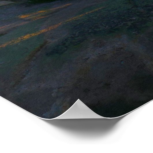 Sonnenaufgang auf dem Cadillac-Berg II Poster (Ecke)