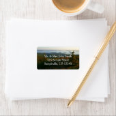 Sonnenaufgang auf dem Cadillac Mountain I Adressaufkleber (Insitu)