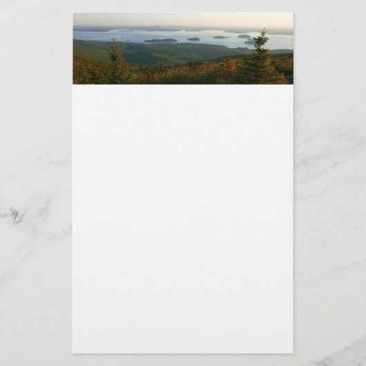 Sonnenaufgang auf dem Cadillac Mountain I Briefpapier (Vorderseite)