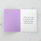 Sonnenaufgang auf dem Feld der Wildblume Karte (Innenseite)