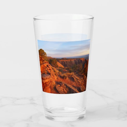 Sonnenaufgang auf dem Grand-View-Weg am Monument O Glas (Rückseite)