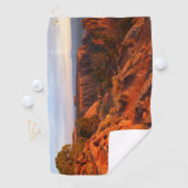 Sonnenaufgang auf dem Grand-View-Weg am Monument O Golfhandtuch (Insitu)