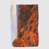 Sonnenaufgang auf dem Grand-View-Weg am Monument O Golfhandtuch (Vorderseite)