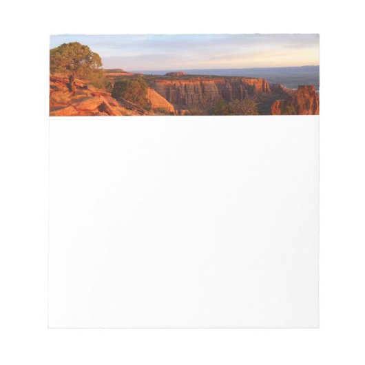 Sonnenaufgang auf dem Grand-View-Weg am Monument O Notizblock (Vorderseite)