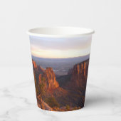 Sonnenaufgang auf dem Grand-View-Weg am Monument O Pappbecher (Rückseite)