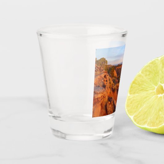 Sonnenaufgang auf dem Grand-View-Weg am Monument O Schnapsglas (Links)