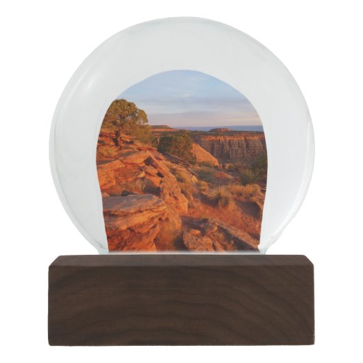 Sonnenaufgang auf dem Grand-View-Weg am Monument O Schneekugel (Vorderseite)