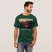 Sonnenaufgang auf dem haleakala volcan, auf der T-Shirt (Vorne ganz)