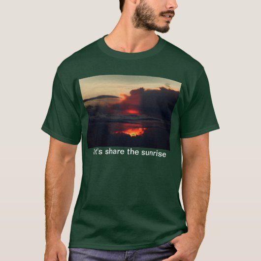 Sonnenaufgang auf dem haleakala volcan, auf der T-Shirt (Vorderseite)