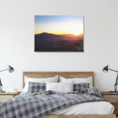Sonnenaufgang auf dem Kilimanjaro Leinwanddruck (Insitu (Schlafzimmer))