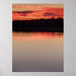 Sonnenaufgang auf dem Koronisee Poster