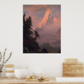 Sonnenaufgang auf dem Matterhorn Poster (Küche)